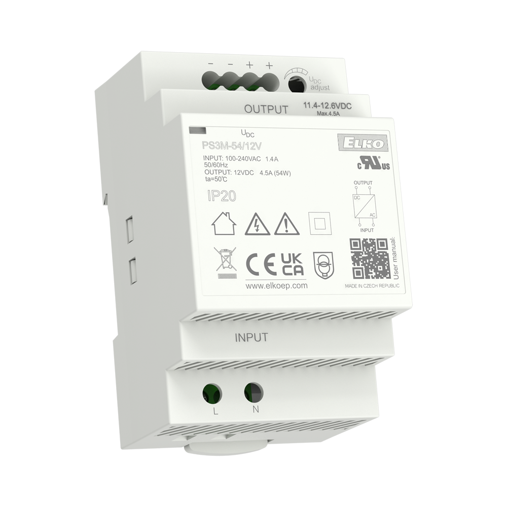 PS3M-60/24V, Power supplies PS3M,  single phase 100..240V AC, 24V DC, 60W, 2.5A
