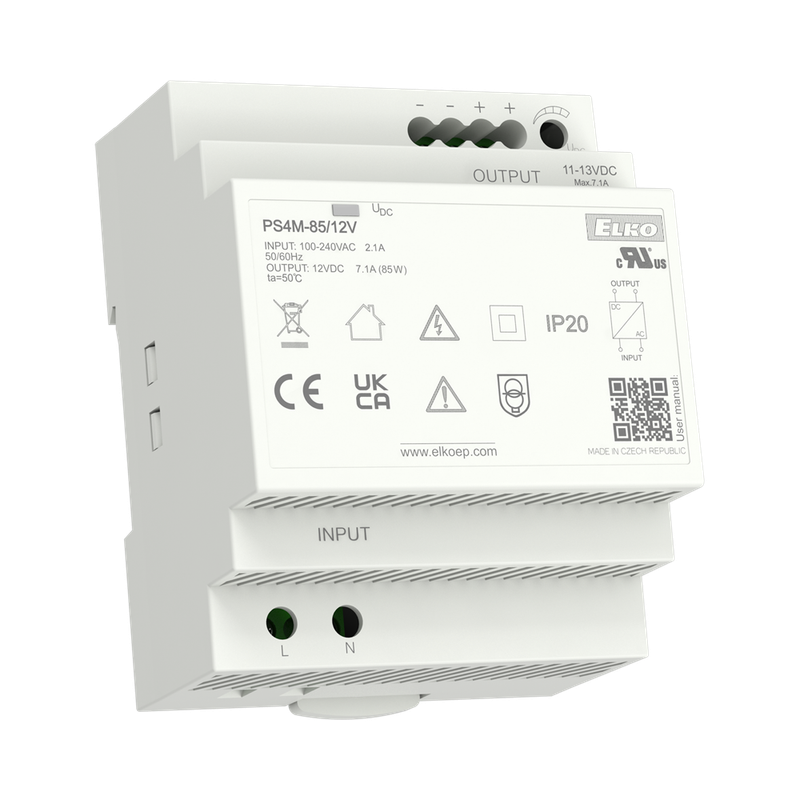 PS4M-92/24V, Power supplies PS4M,  single phase 100..240V AC, 24V DC, 92W, 3.83A