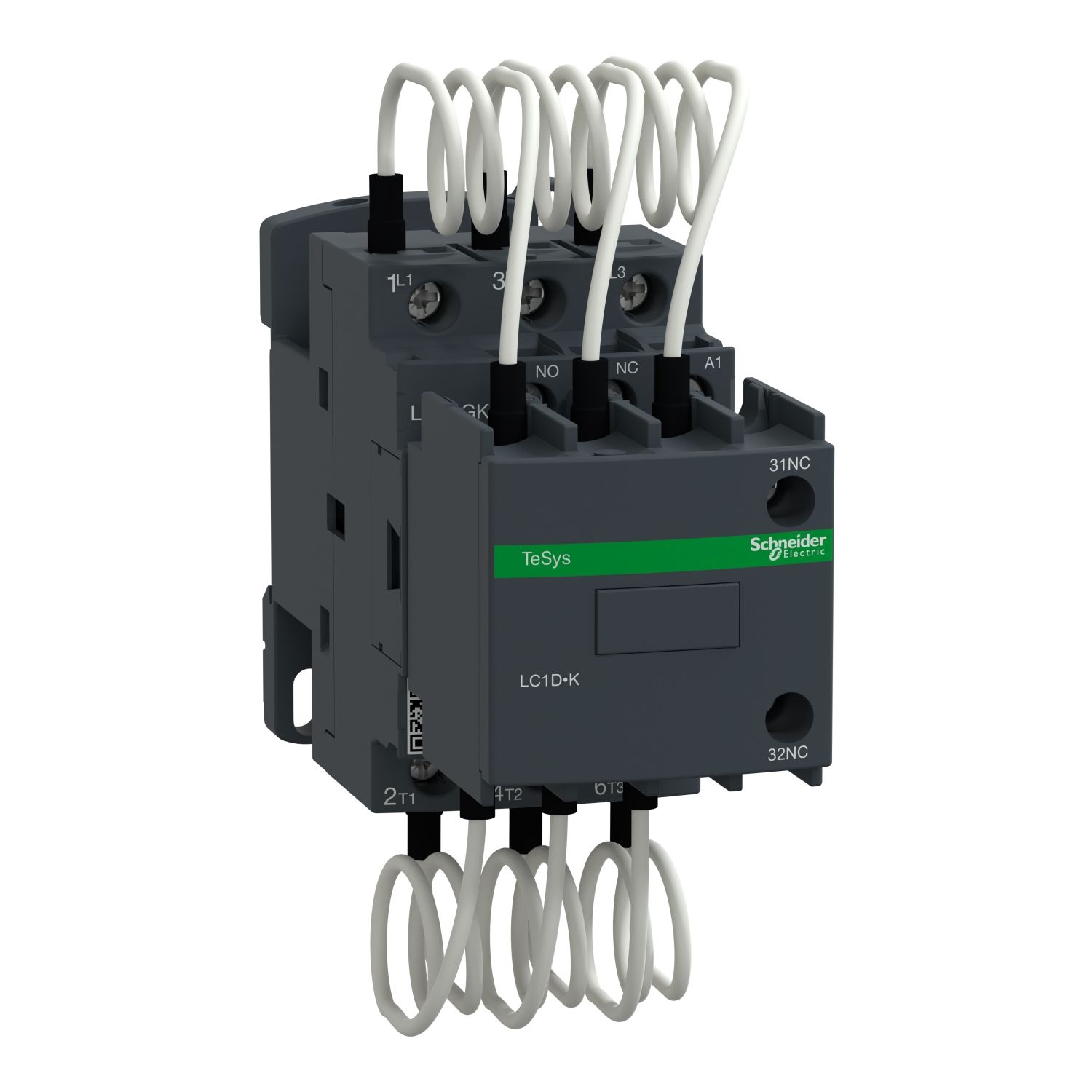 LC1DGKP7, Capacitor contactor TeSys Deca, 16.7kVAR, 230V AC 50/60Hz coil