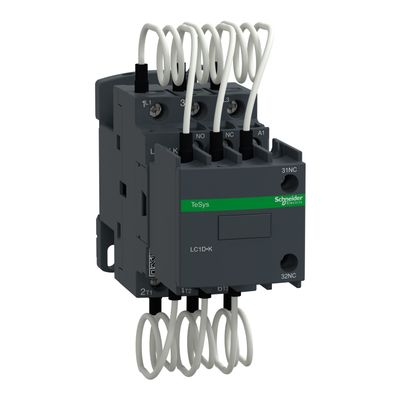 LC1DLKP7, Capacitor contactor TeSys Deca, 20kVAR, 230V AC 50/60Hz coil