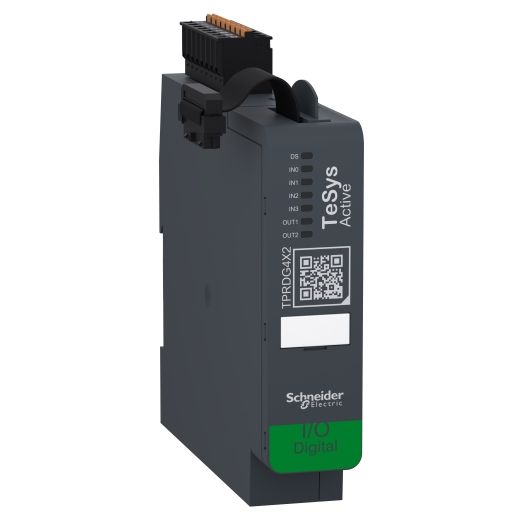 TPRDG4X2, Digital IO module TeSys island, 4 inputs, 2 outputs, 24V DC