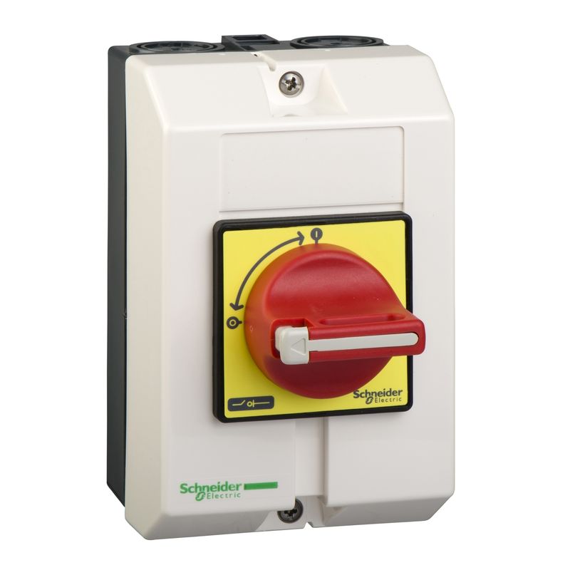 VCF1GE, Enclosed switch disconnector TeSys VCF, ON/emergency stop, 25A, IP65