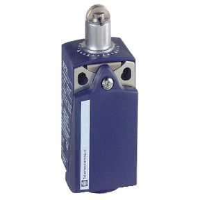 XCKP2102P16, Limit switch XCK, steel roller plunger, 1NC+1NO, snap, M16
