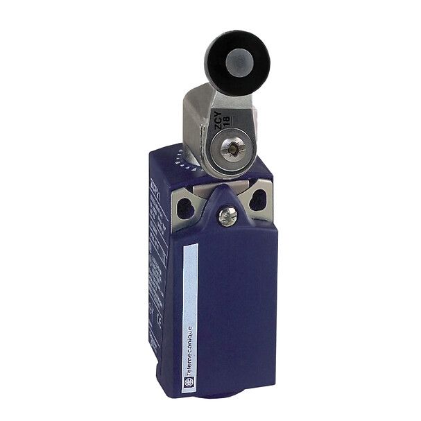 XCKP2118P16, Limit switch XCK, thermoplastic roller lever, 1NC+1NO, snap, M16