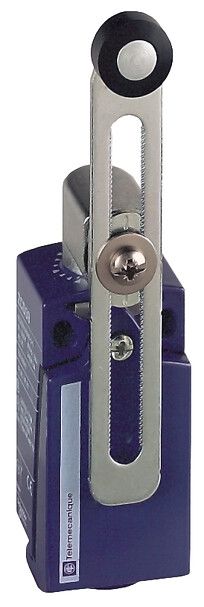 XCKD2145P16, Limit switch XCK, thermoplastic plastic roller lever variable length, 1NC+1NO, snap, M16