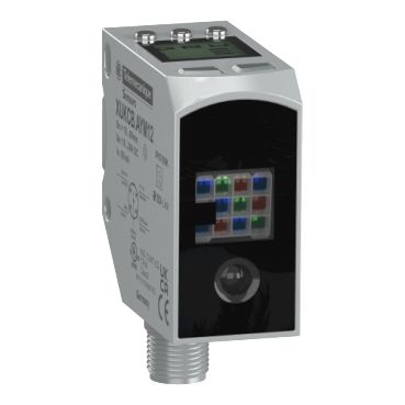 XUKCBLAYM12, Photoelectric sensors XUK, color, short, Sn=150mm, PNP/NPN, 1NO+1NC, IO-Link, M12