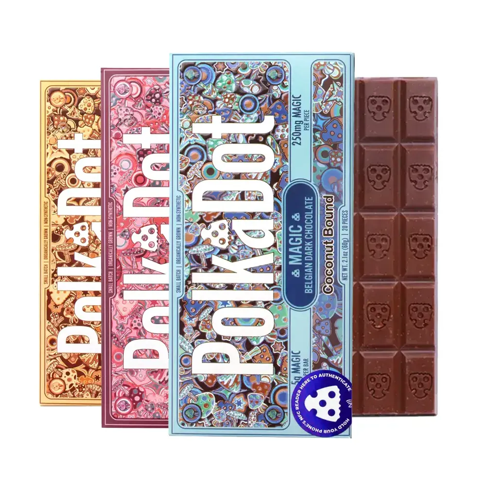 PolkaDot Magic Mushroom 4G Chocolate Bars