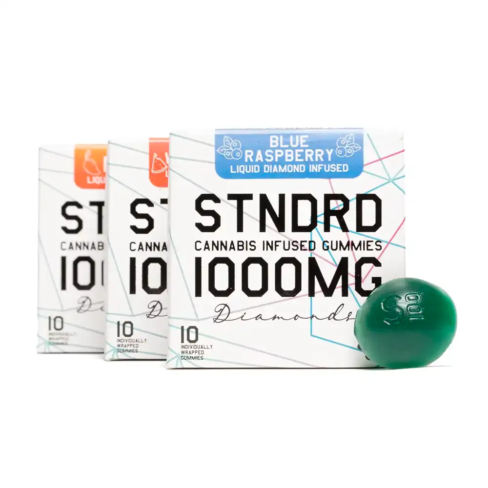 STNDRD Liquid Diamond Infused Gummies 1000mg