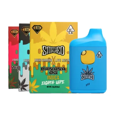 Smashed Diamond Infused Live Resin Disposable 3.5G Smashed Diamond Infused Live Resin Disposable 3.5G