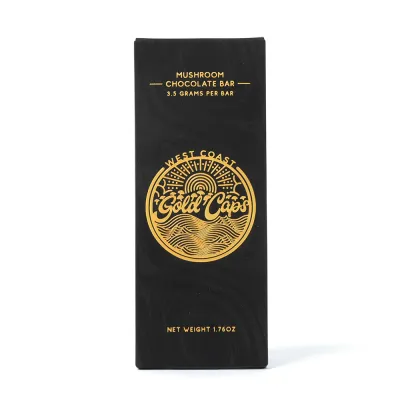 Gold Caps Mushroom Chocolate Bar (3.5g)