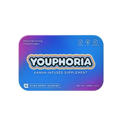 Youphoria Kanna-Infused Mixed Berry Gummies