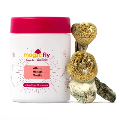 Albino Makilla Gorilla Raw Mushrooms 5g