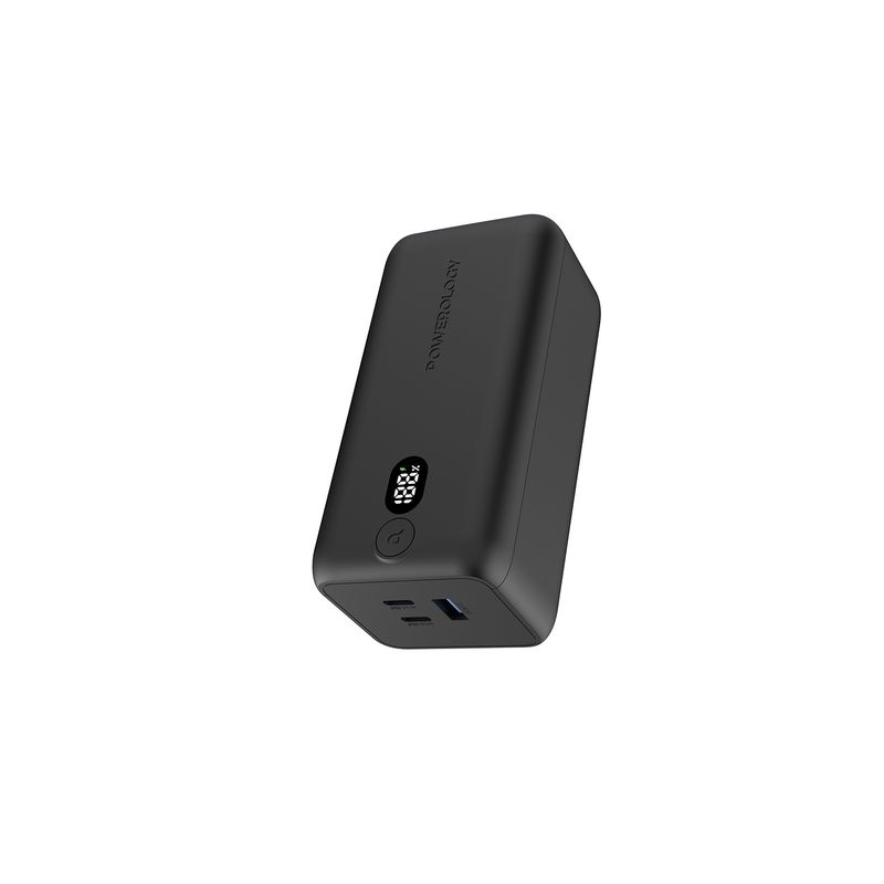 Powerology Onyx 20000mAh Dual USB-C Power Bank PD 65W