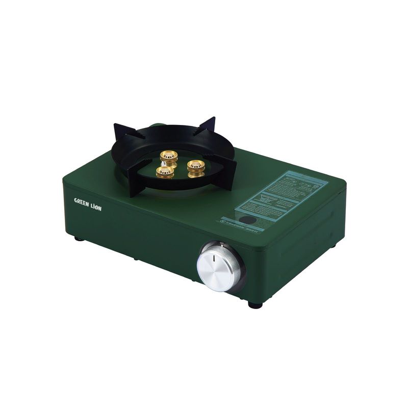 Green Lion 3 Mini Burner Cassette Stove ( Windproof Style )