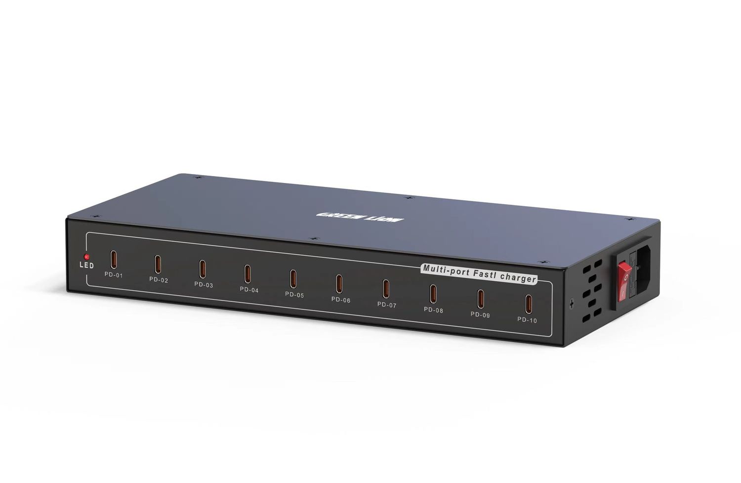 Green Lion PD Multi Ports 10 Charging Station 200W