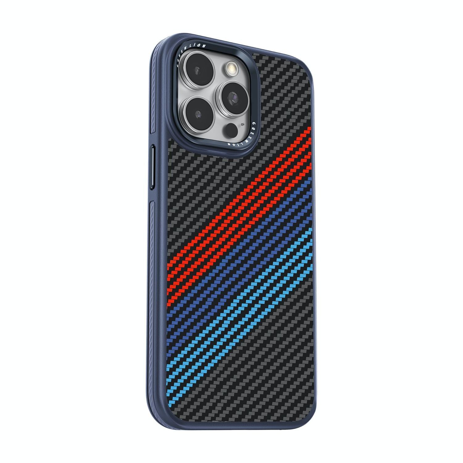 Green Lion Kevlar Designo Case for iPhone 15 Pro Max