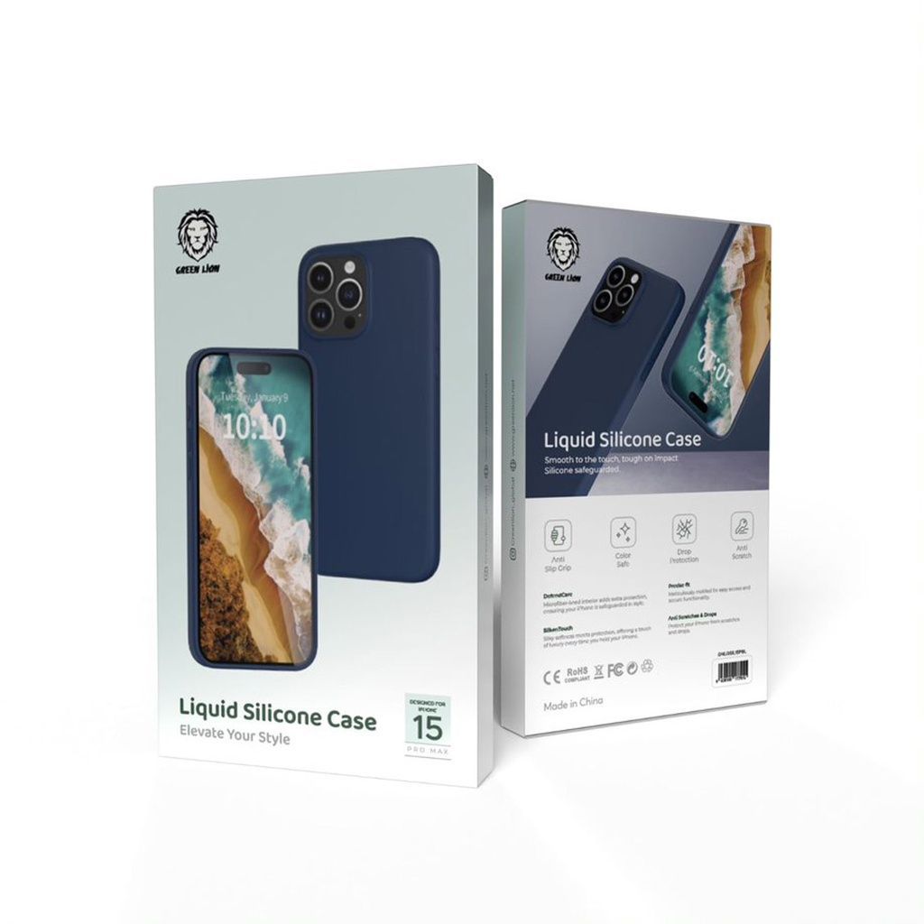 Green Lion Liquid Silicone Case