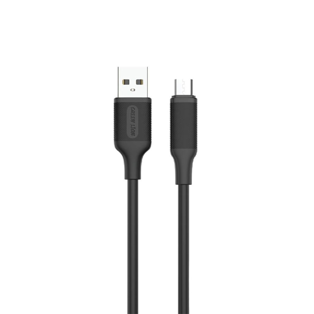 Green Lion USB-A to Micro USB PVC Cable 1M 2.4A