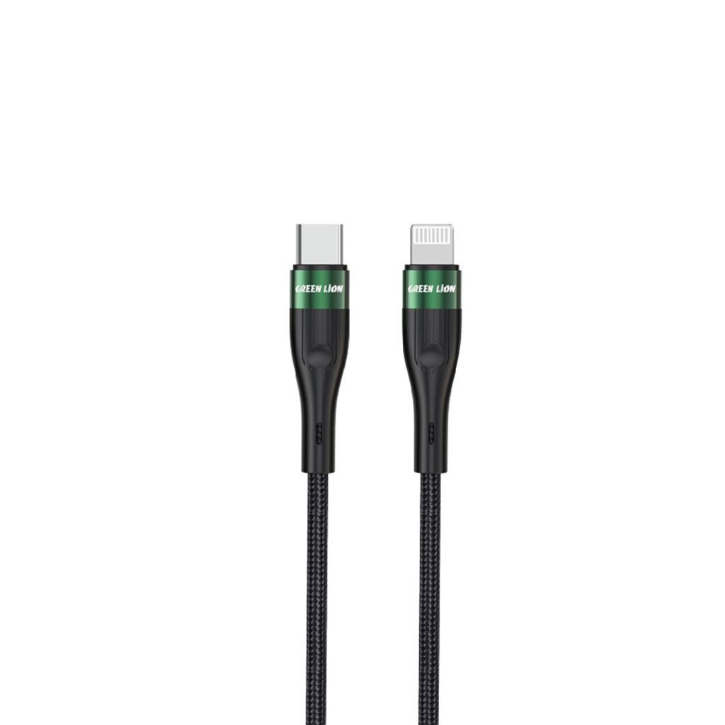 Green Lion USB-C to Lightning Braided Cable 1M PD 20W