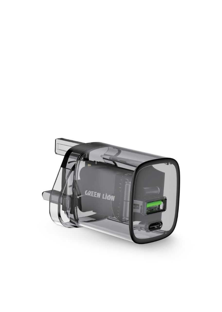 Green Lion 33W PD Transparent Wall Charger UK