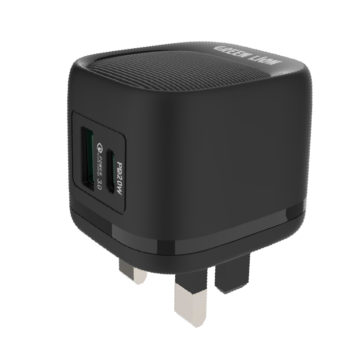 Green Lion PD 20W + QC Wall Charger With Type-C To Type-C Cable