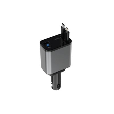 Green Lion Retractable 50W Car Charger Green Lion Retractable 50W Car Charger