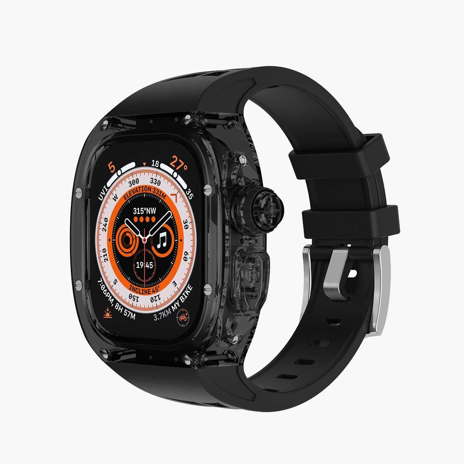 Green Lion La Royal Silicone Strap Case Watch 49mm