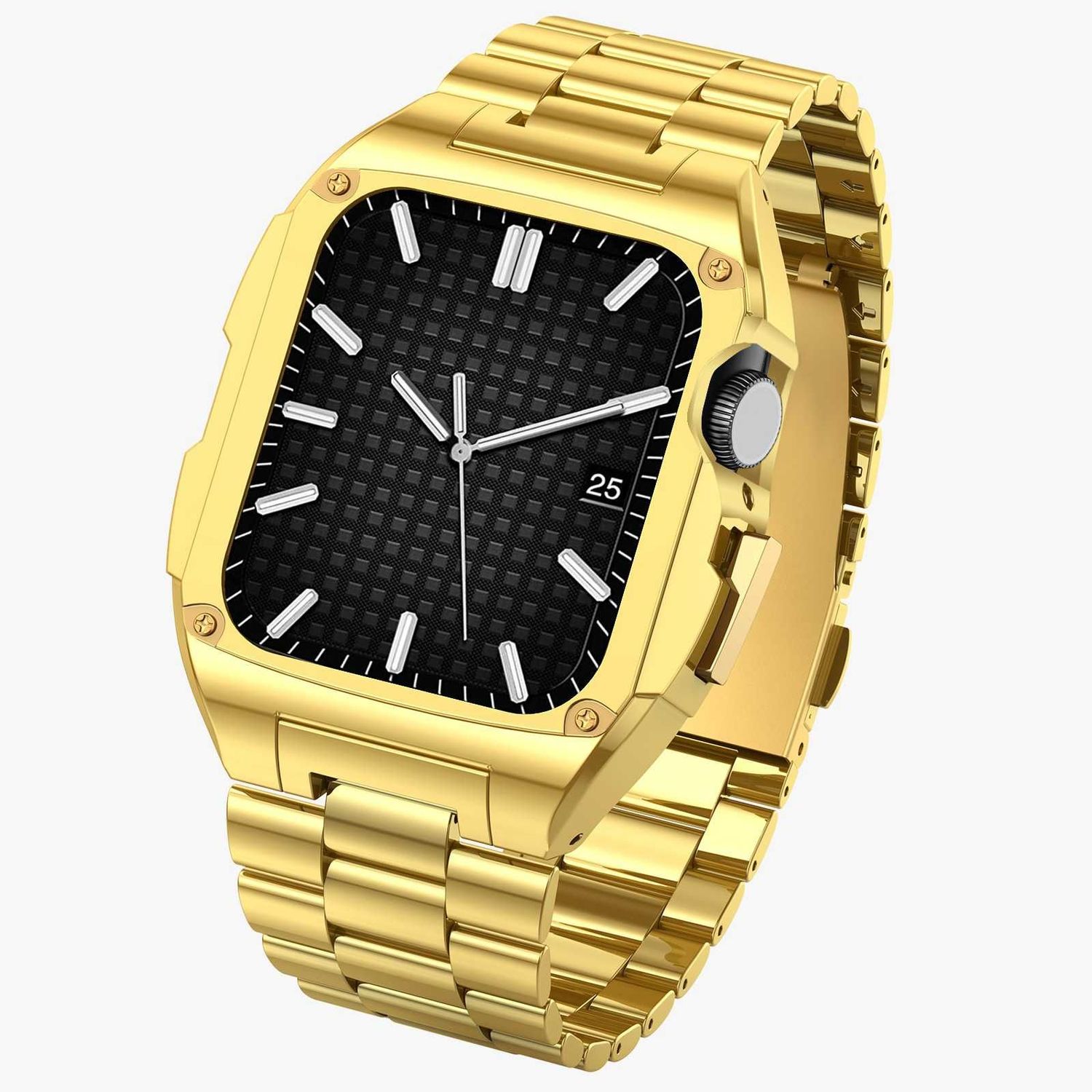 Green Lion Significato Steel Strap Case Watch