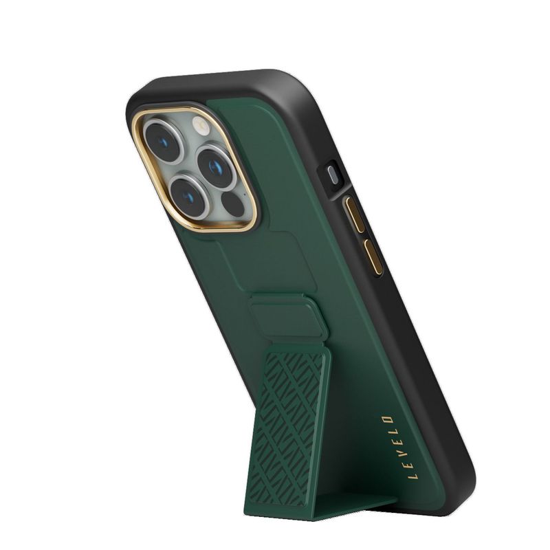 Levelo Morphix Cuero Gripstand Case