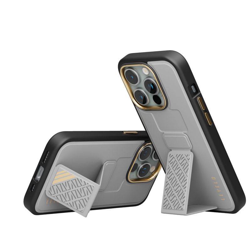 Levelo Morphix Cuero Gripstand Case