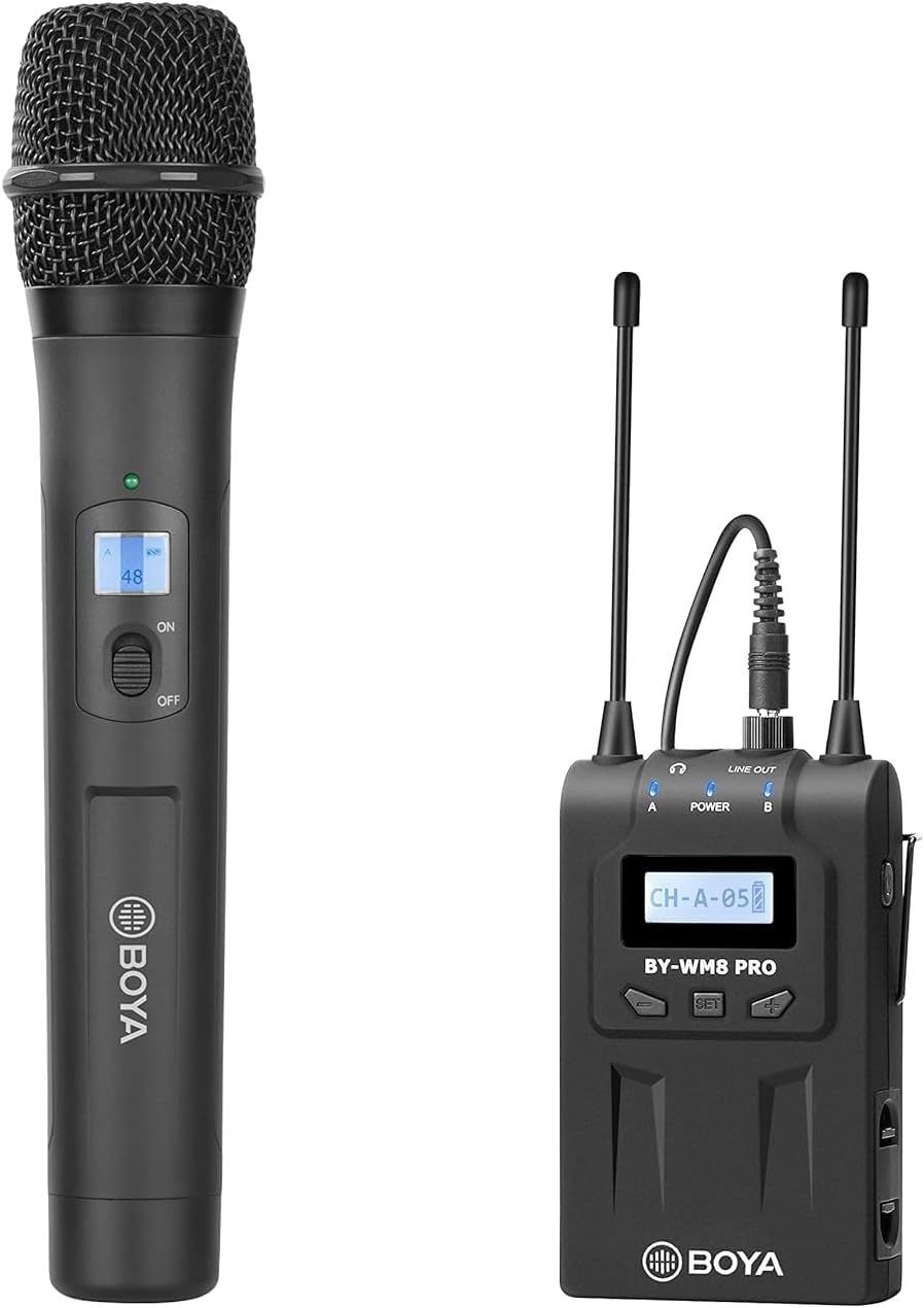 Boya BY-WM8 Pro-K3 Camera Mount Wireless Handheld Microphone System