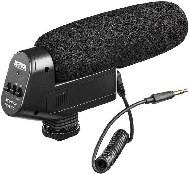 The BOYA On-Camera Condenser Shotgun Microphone VM600