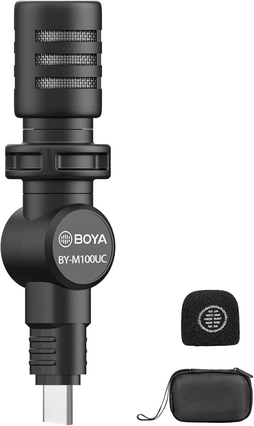 The BOYA Plug-In Microphone for Android Devices M100UC
