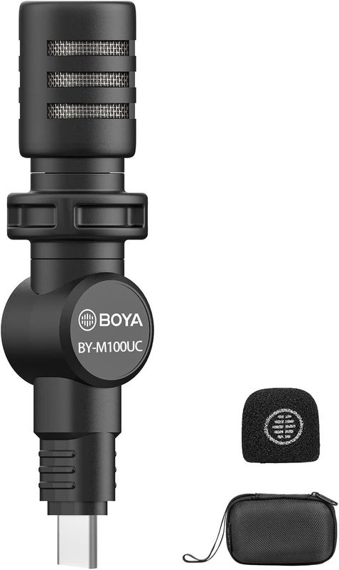 The BOYA Plug-In Microphone for Android Devices M100UC