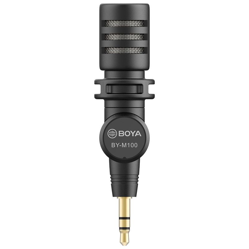 The BOYA Plug-In Microphone with AUX In M100
