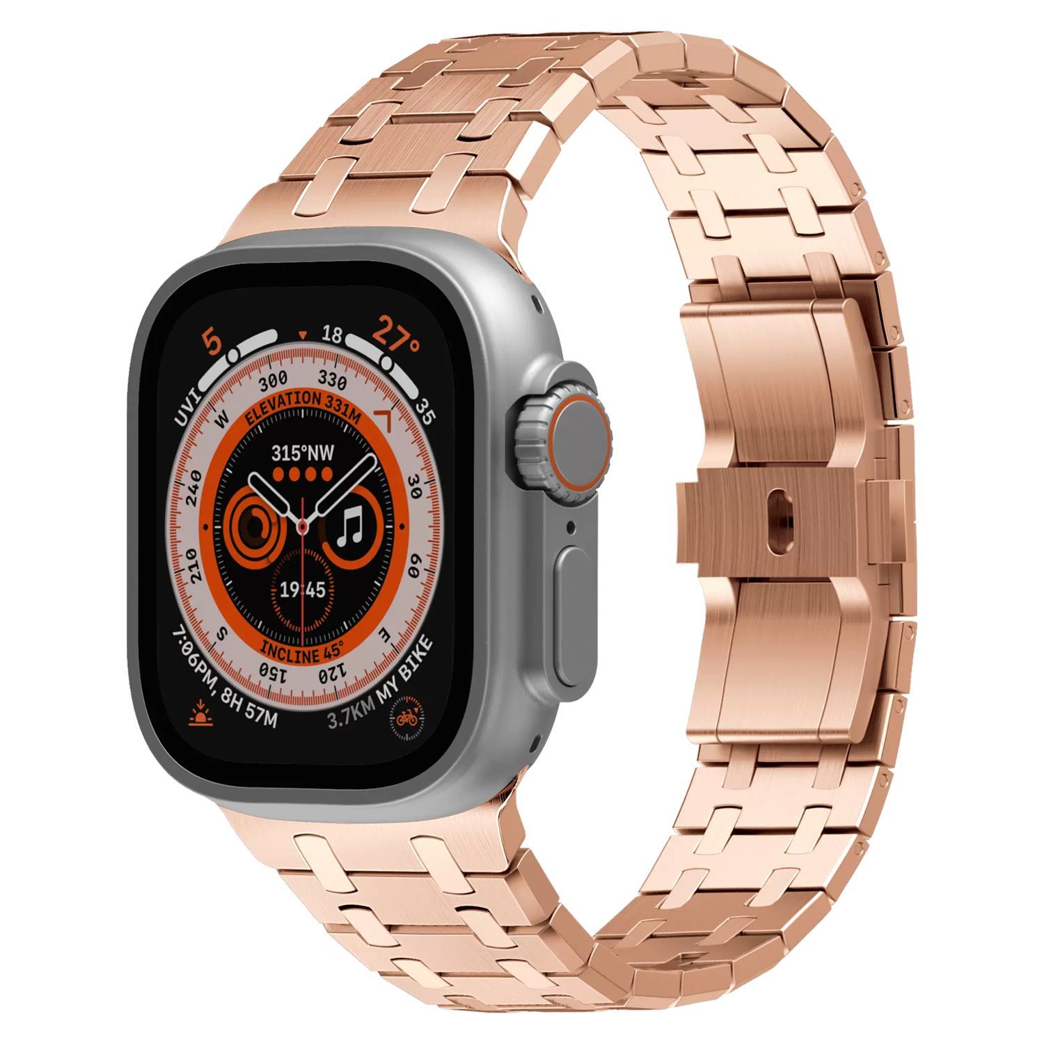 Levelo RoyalLink Stainless Steel Metal Watch Strap