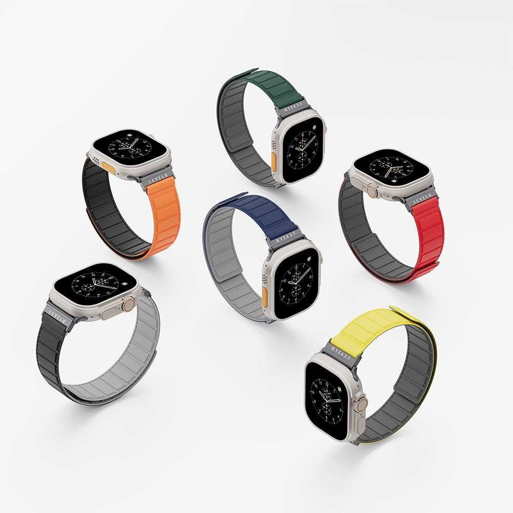 Levelo Cosmo Magnet Silicone Watch Band for Apple Watch