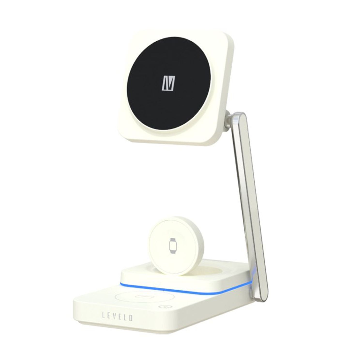 Levelo DualFlow 2 in 1 Magnetic Fabric Wireless Charging Stand