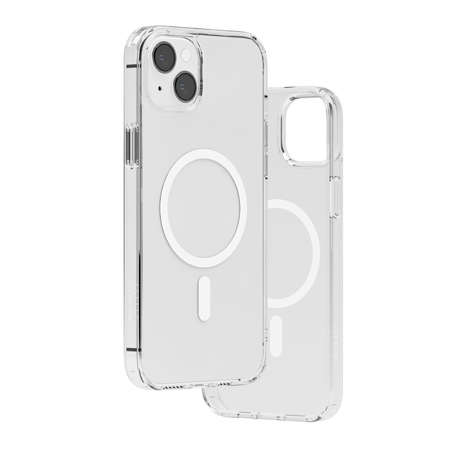 Levelo MagSafe Clara iPhone 14 Plus Clear Back Case