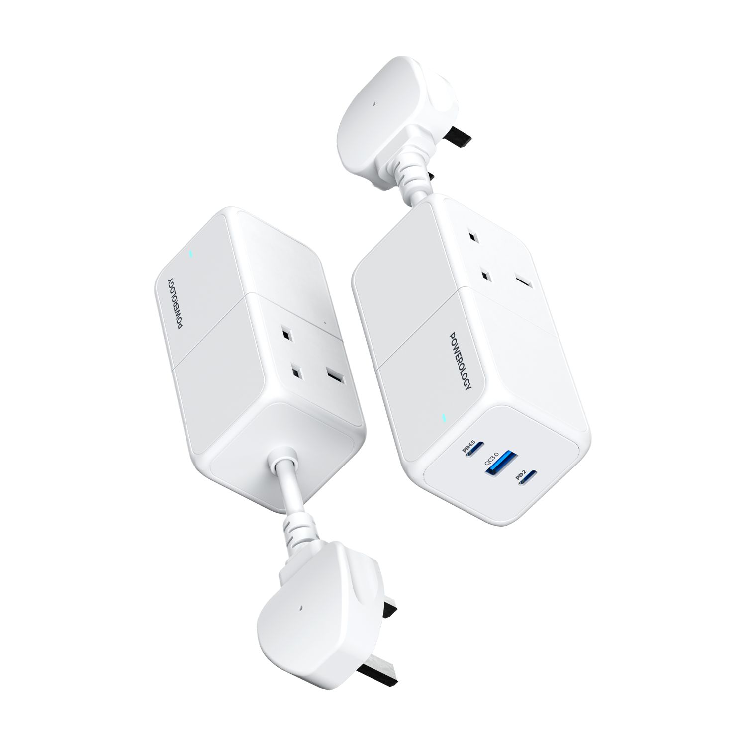 Powerology 65W GaN USB Power Strip