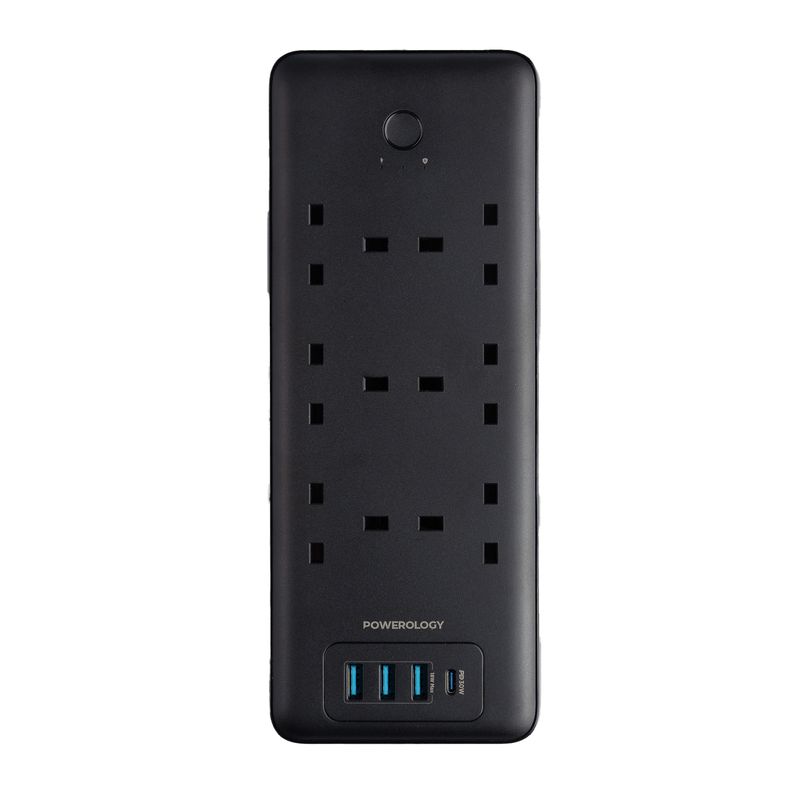 Powerology 6AC Multi Port Power Strip