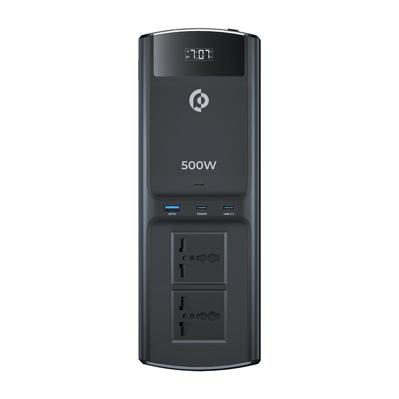 Powerology Car Charger 500W with Universal Sockets
