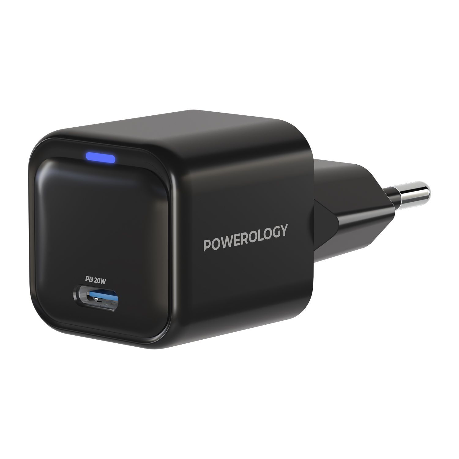 Powerology Ultra-Compact GaN Charger PD 20W EU