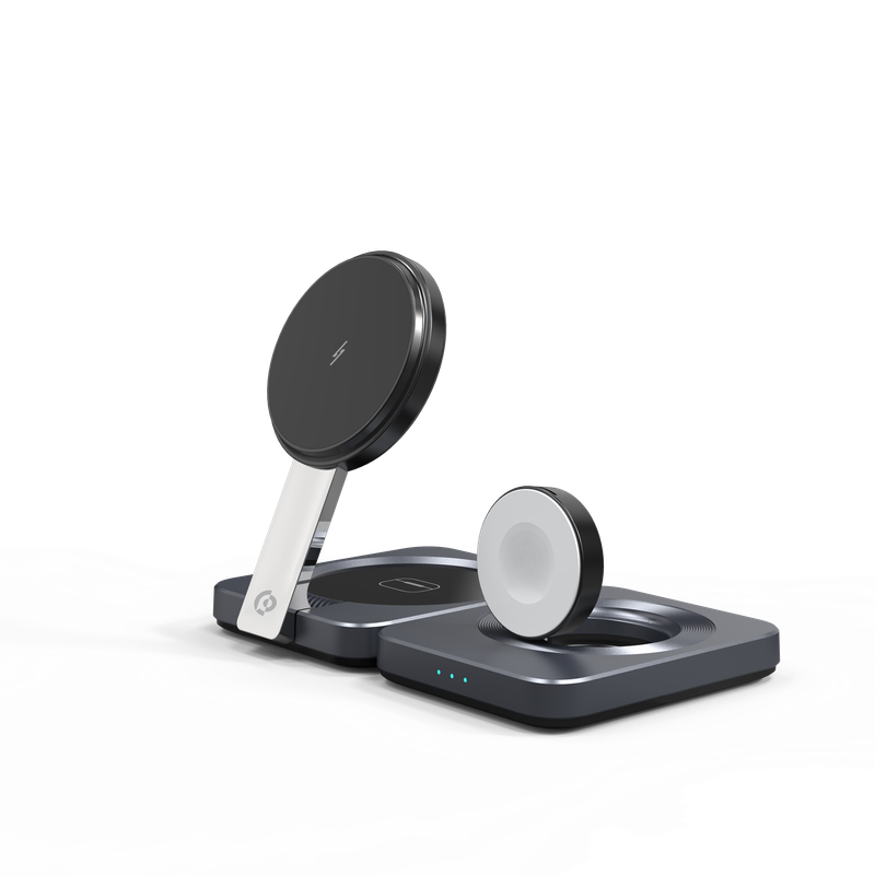 Powerology 3-in-1 Foldable Magnetic Wireless Charger