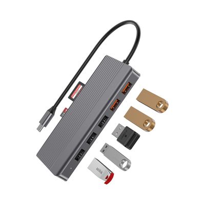Powerology 12in1 USB-C Hub HDMI Type-C Powerology 12in1 USB-C Hub HDMI Type-C