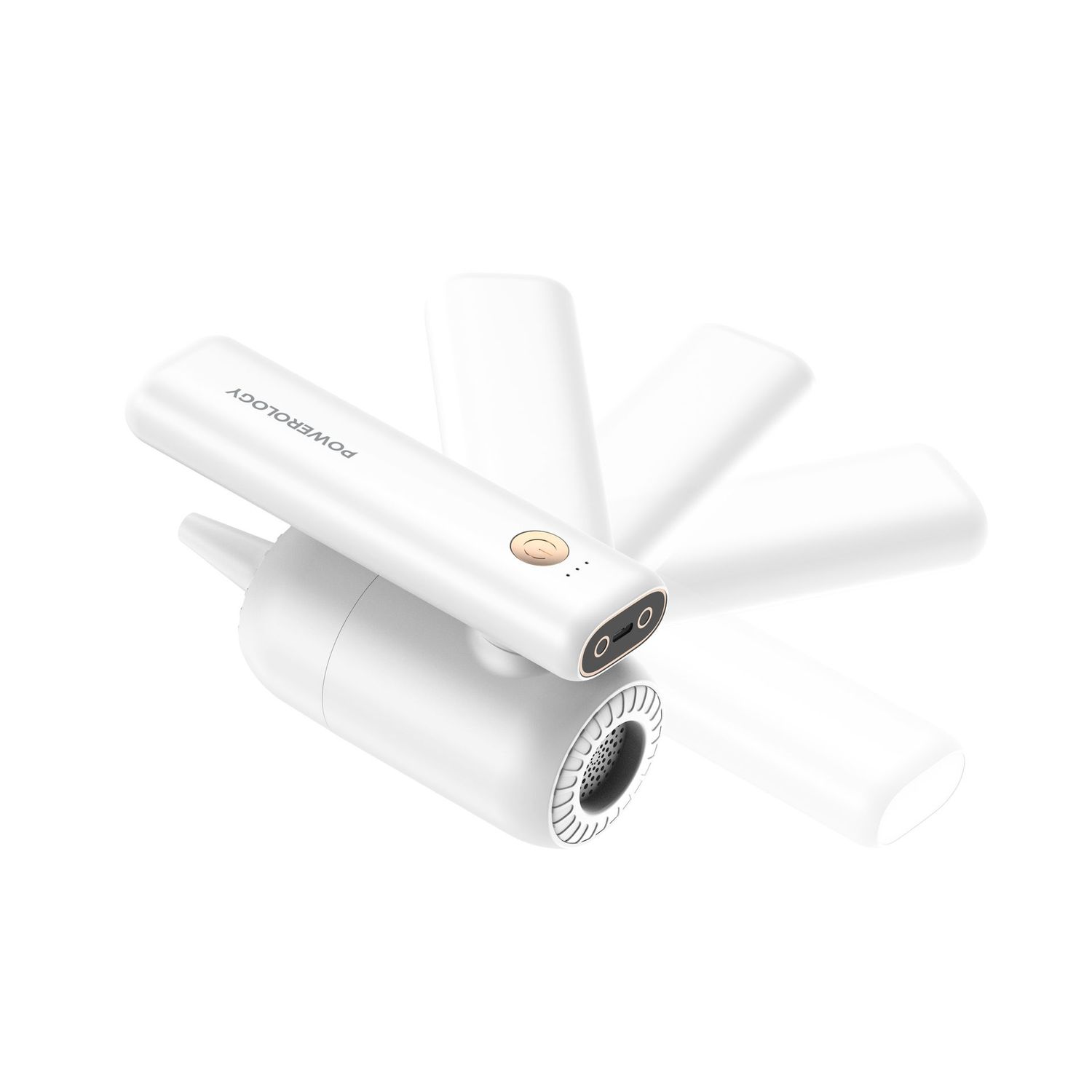 Powerology 4in1 180° Foldable Car Vaccum Cleaner