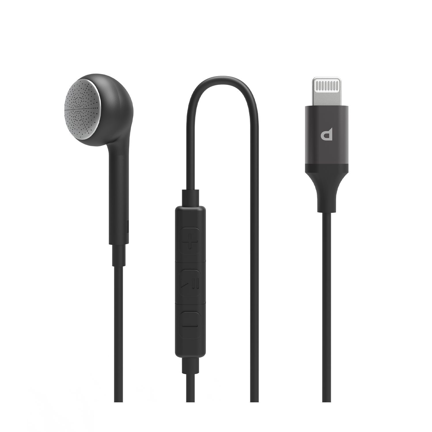 Powerology Single Earphone with MFi Lightning Connector