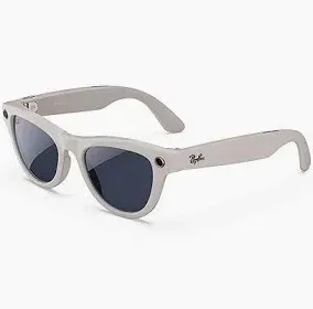 Ray-Ban META SKYLER SHINY CHALKY GRAY TRANSITIONS SAPPHIRE