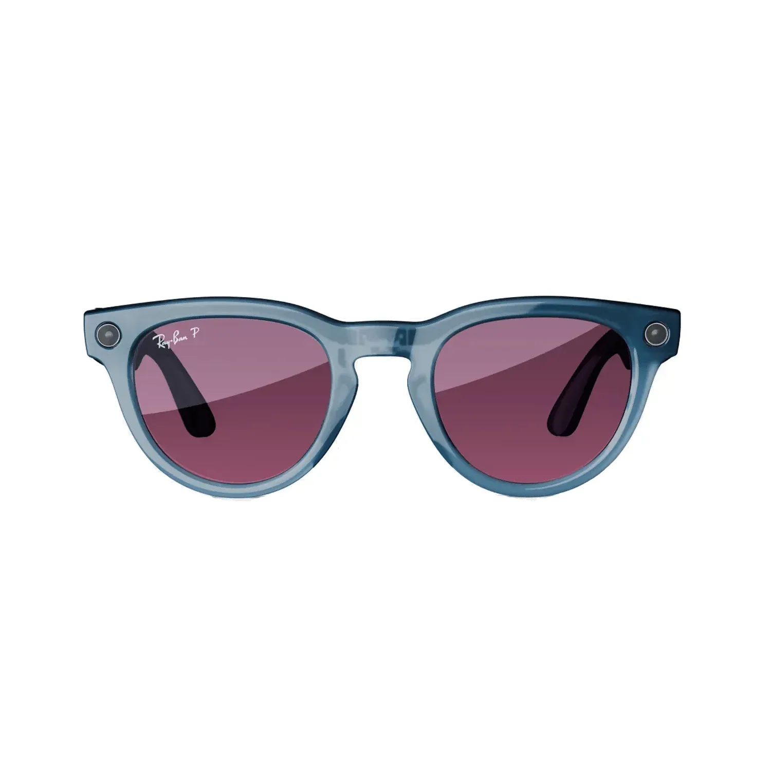 Ray-Ban META HEADLINER SHINY JEANS POLAR DUSTY RED