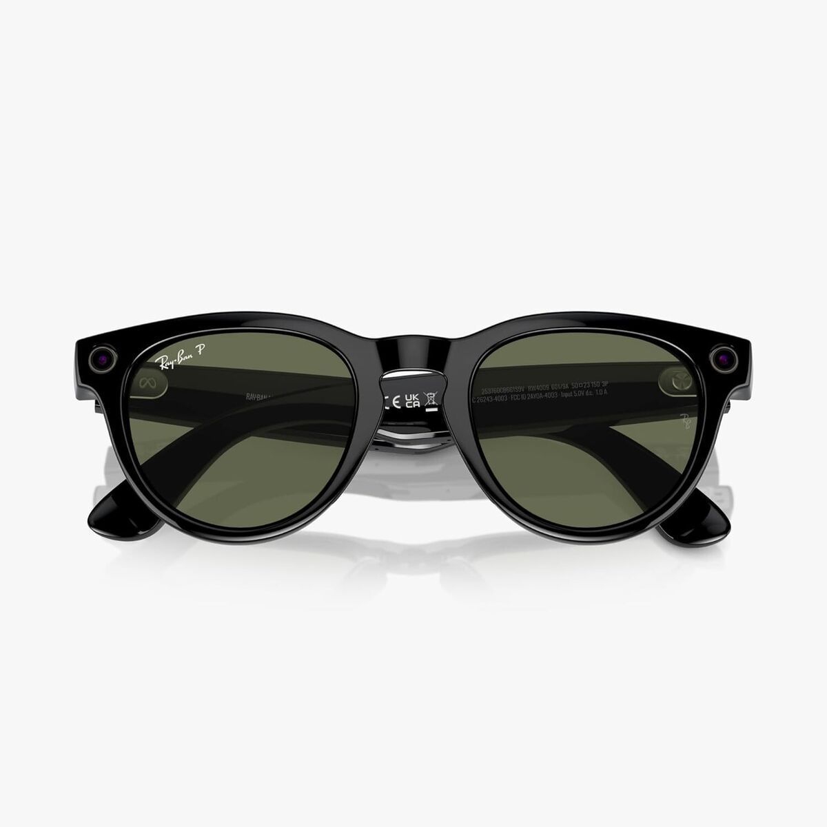 Ray-Ban META HEADLINER SHINY BLACK POLAR G15 GREEN